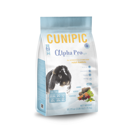 Alpha Pro Light para conejos adultos esterilizados o sensibles
