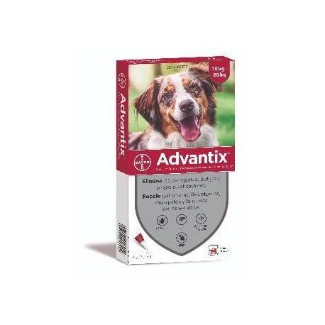 Advantix® Solución Spot-On para perros de 10 kg hasta 25 kg