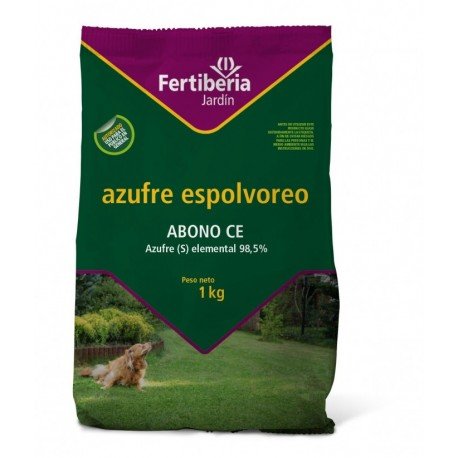 Azufre de espolvoreo 1kg - Fertiberia