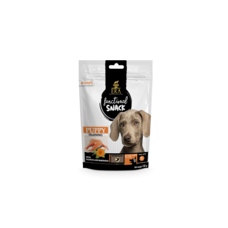 Snack ERA Training para perros cachorros o en entrenamiento de Salmón con Caléndula 150 grs