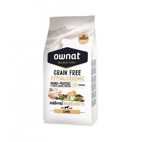 OWNAT GF HYPO LAMB (DOG) Grain free 12 KG