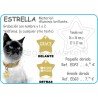 Chapa Estrella Gato/Perro